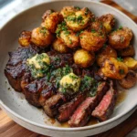 Garlic Butter Steak and Crispy Potato Skillet