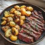 Garlic Butter Steak and Potato Skillet