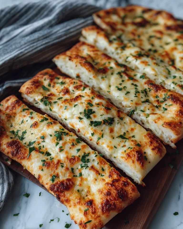 Garlic Cheese Breadsticks