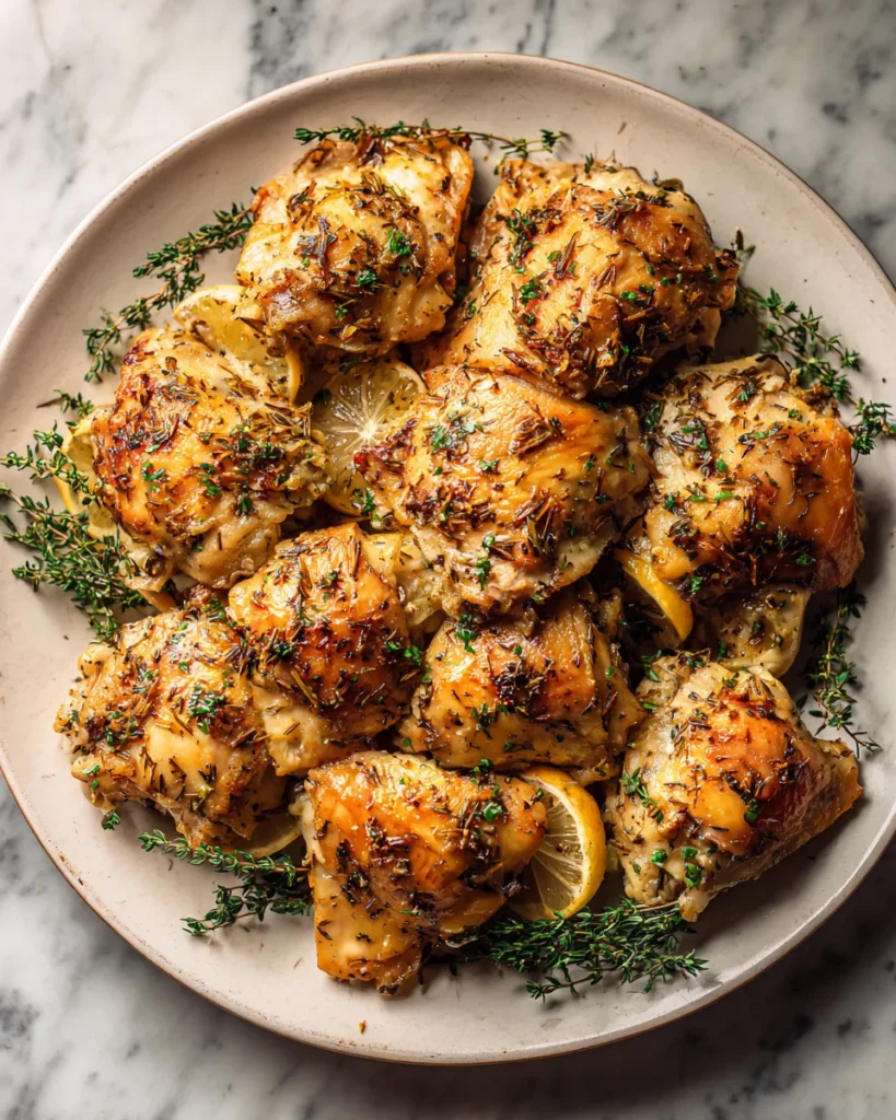 Garlic Lemon Chicken Bake
