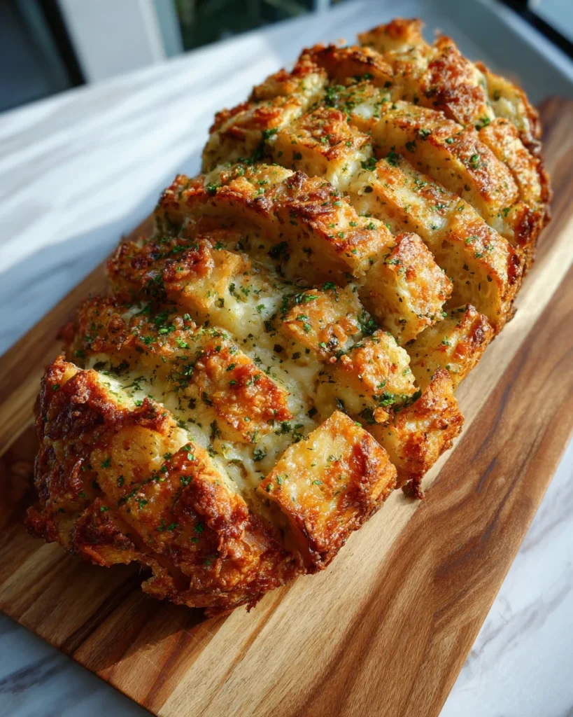 Garlic Parmesan Pull Apart Bread