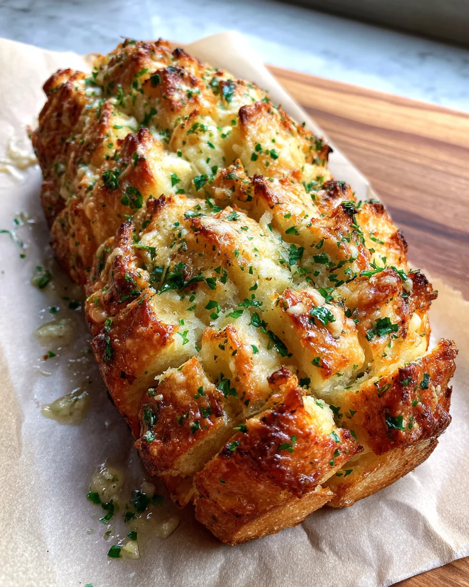 Garlic Parmesan Pull Apart Bread
