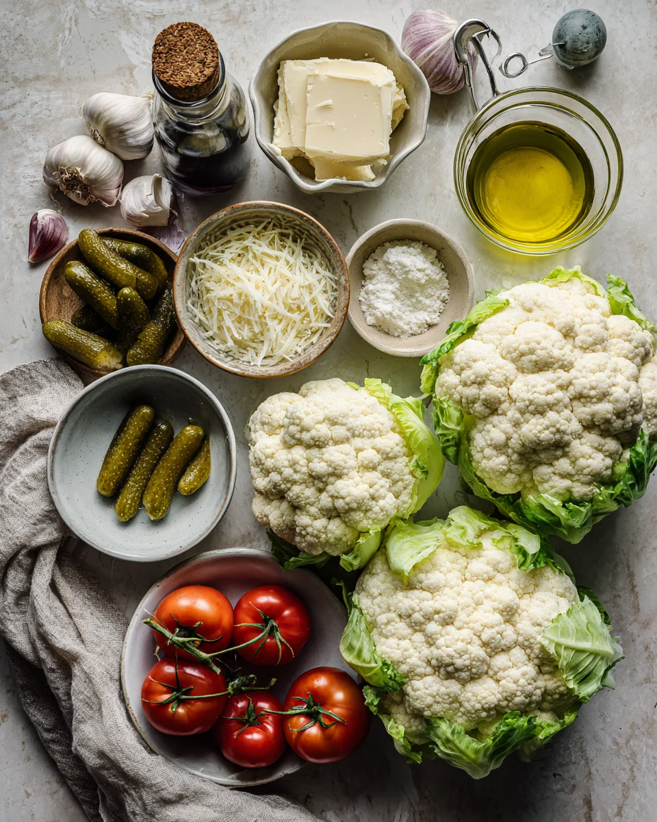 Garlic Parmesan Roasted Cauliflower