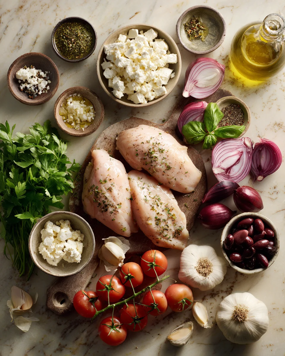 Greek Chicken with Feta