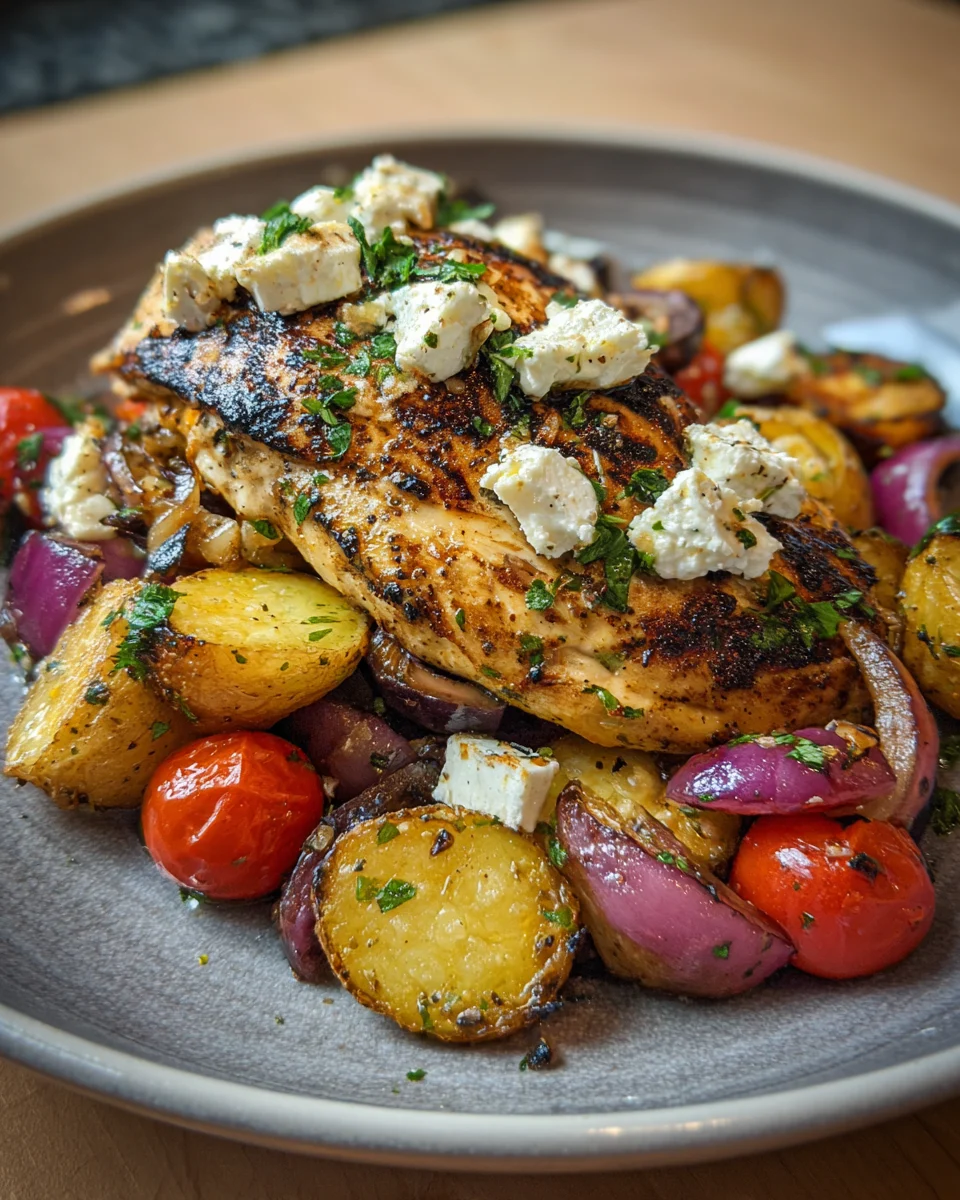 Greek Chicken with Feta