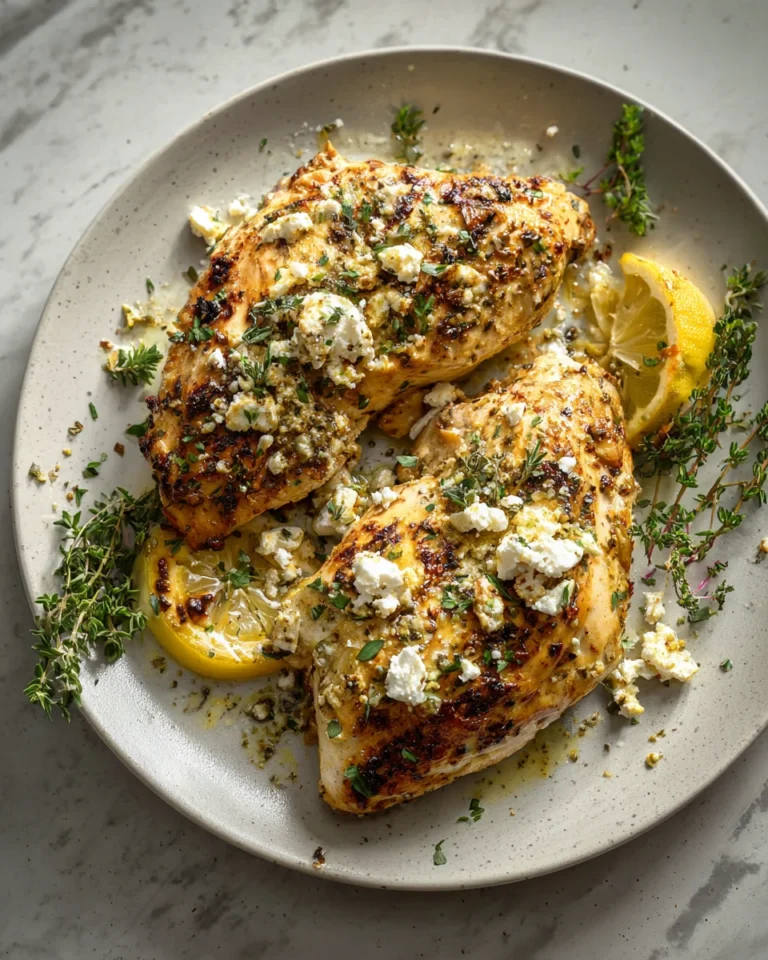 Greek Lemon Chicken with Feta