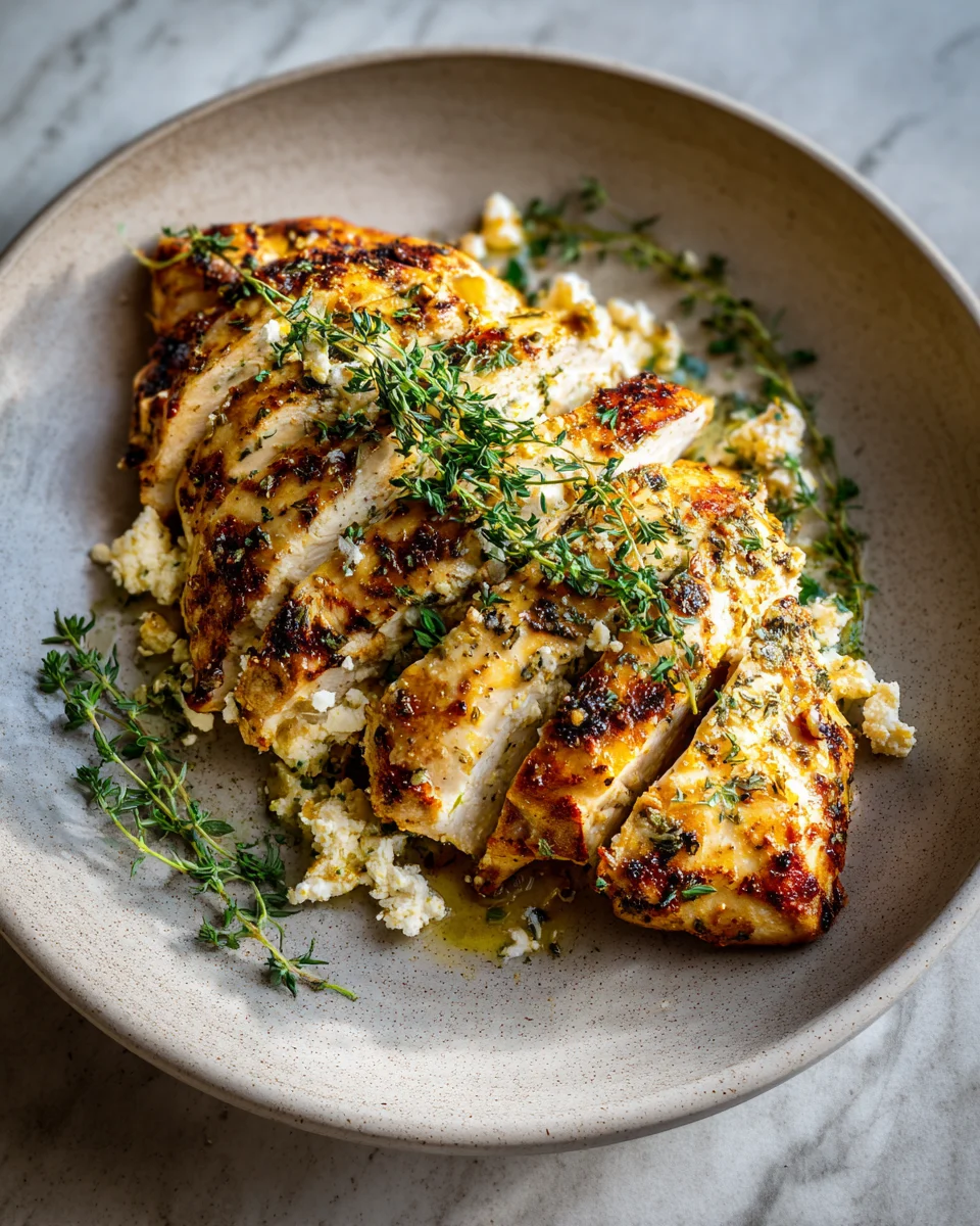 Greek Lemon Chicken with Feta
