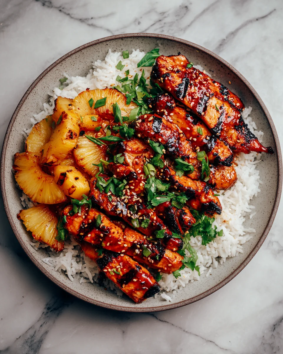 Grilled Teriyaki Pineapple Chicken: Easy Recipe and Tips