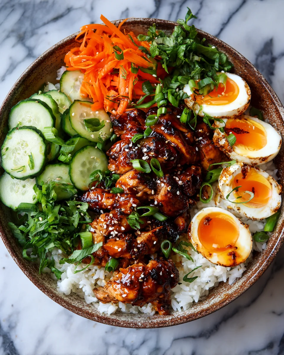 Hawaiian BBQ Chicken Rice Bowls