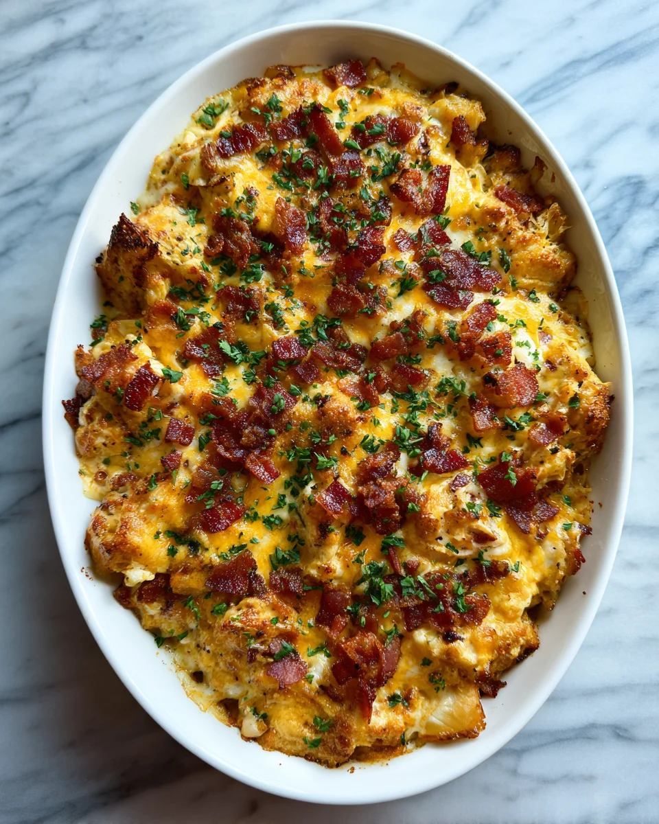 Honey BBQ Bacon Ranch Chicken Bake