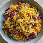 Honey Lime Mango Cabbage Slaw