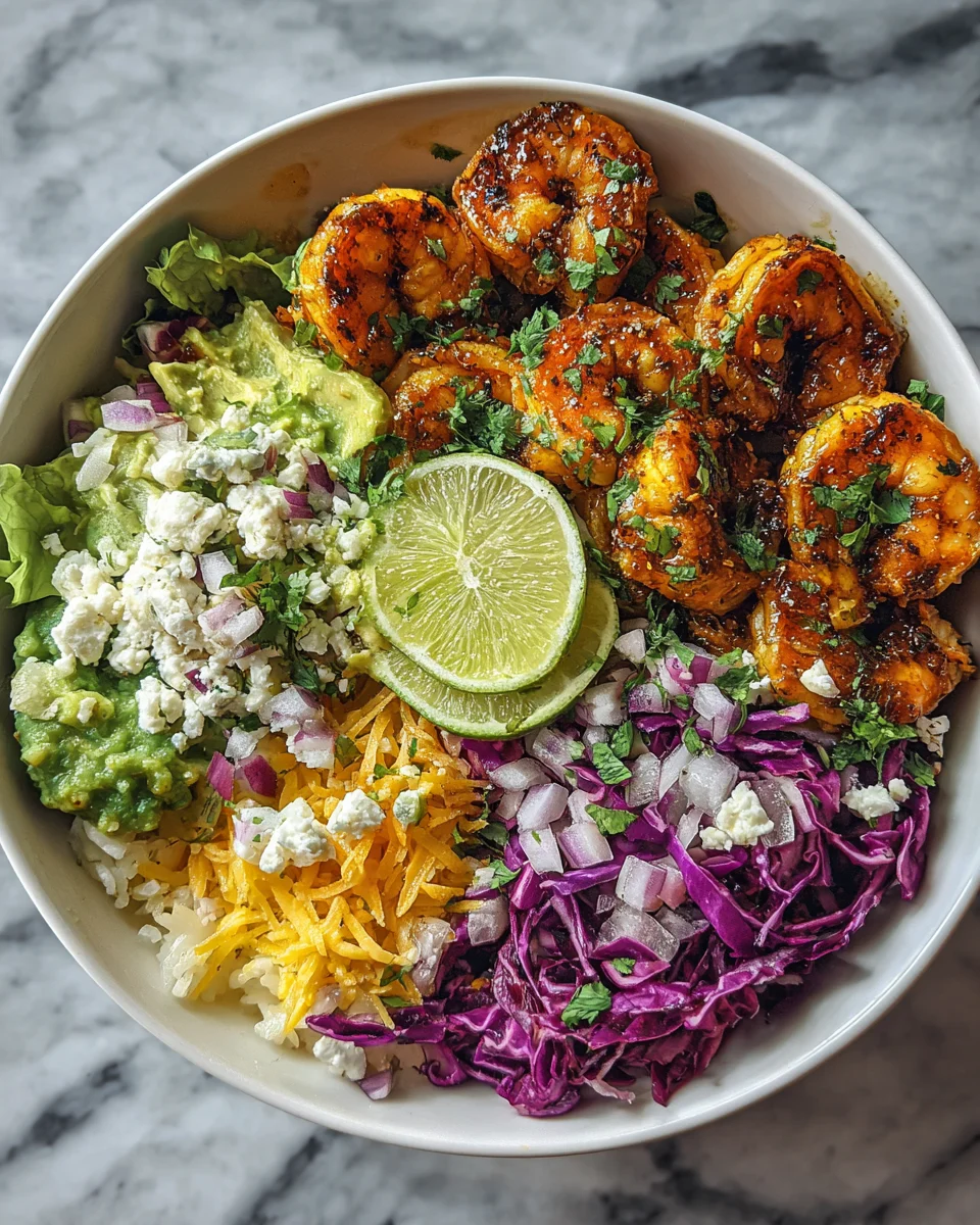 Honey Lime Shrimp Taco Bowls