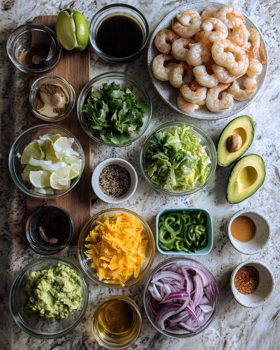 Honey Lime Shrimp Taco Bowls