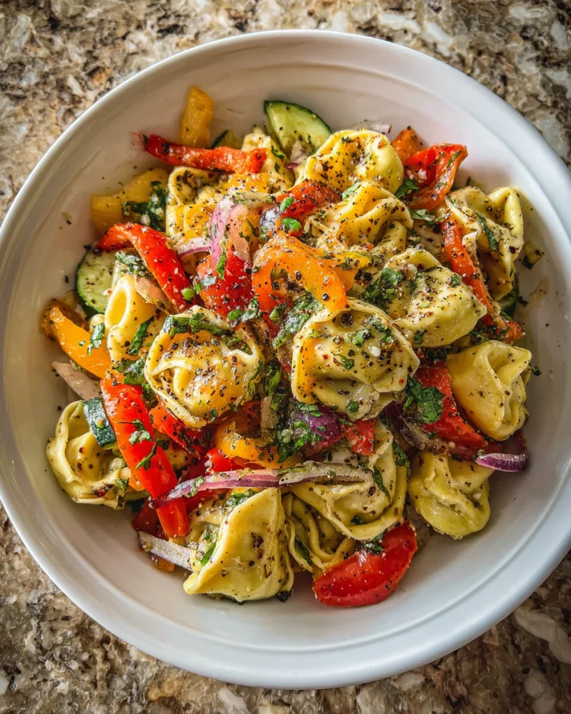 Italian Grinder Tortellini Salad