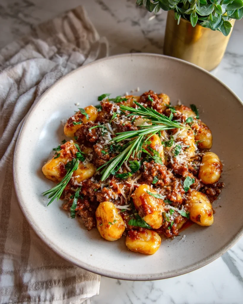 Italian Sausage Gnocchi