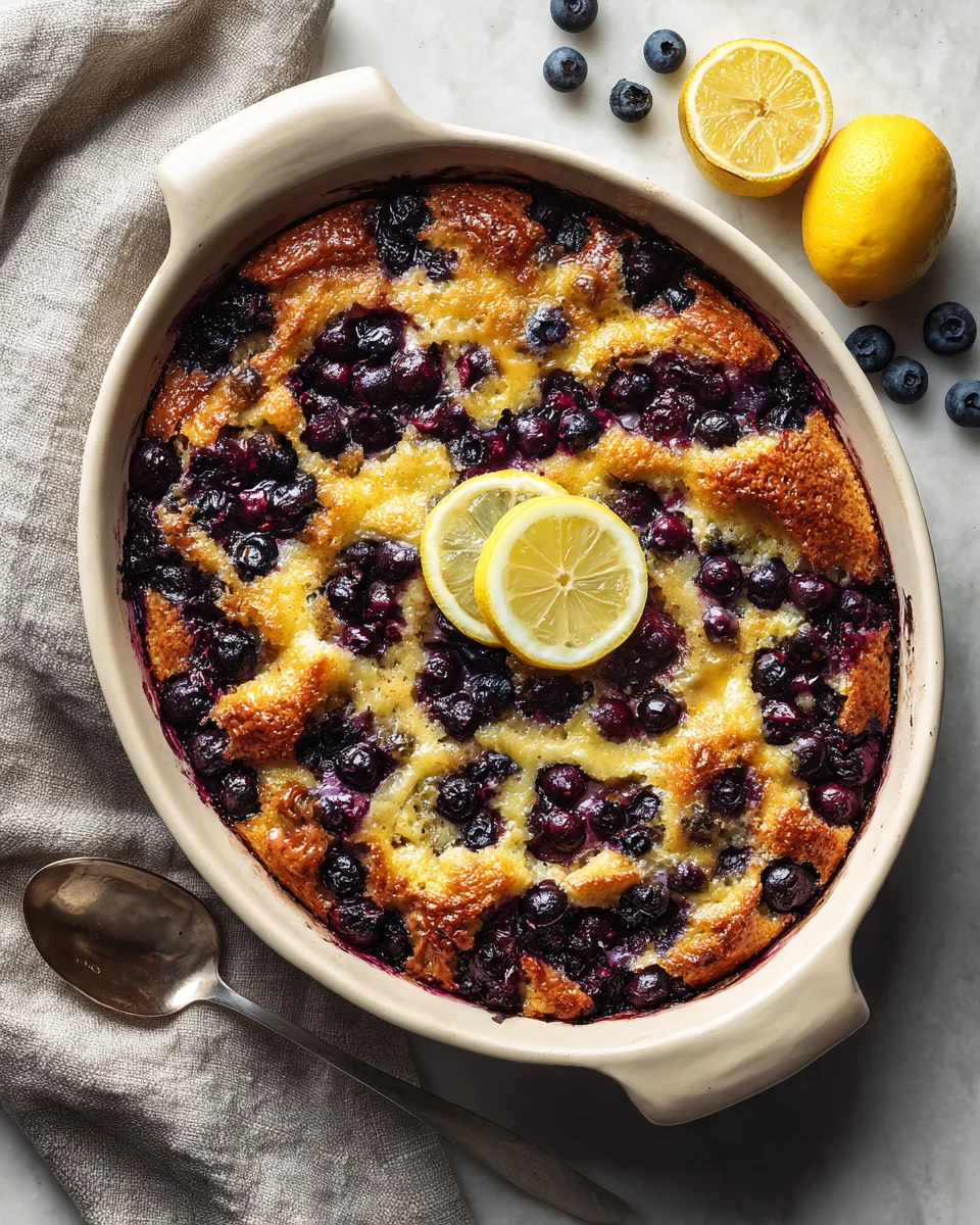 Lemon Blueberry Pancake Bake: A Family Favorite