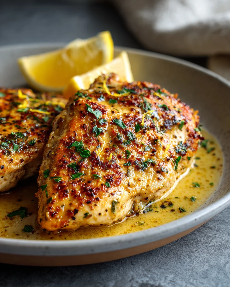 Lemon Butter Parmesan Chicken