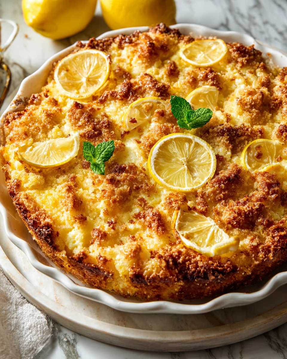 Lemon Cream Cheese Dump Cake