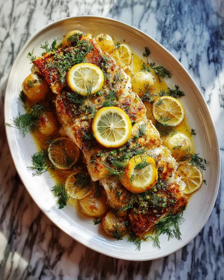 Lemon Dill Fish Bake