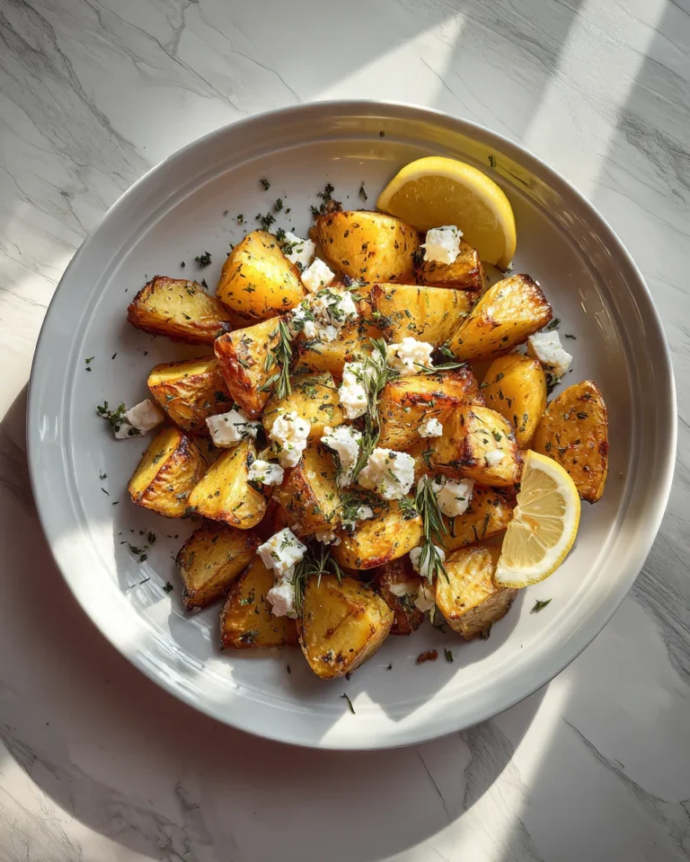 Lemon Greek Feta Potato