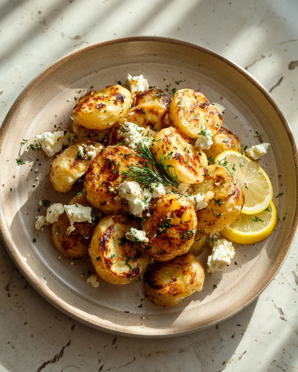 Lemon Greek Feta Potato