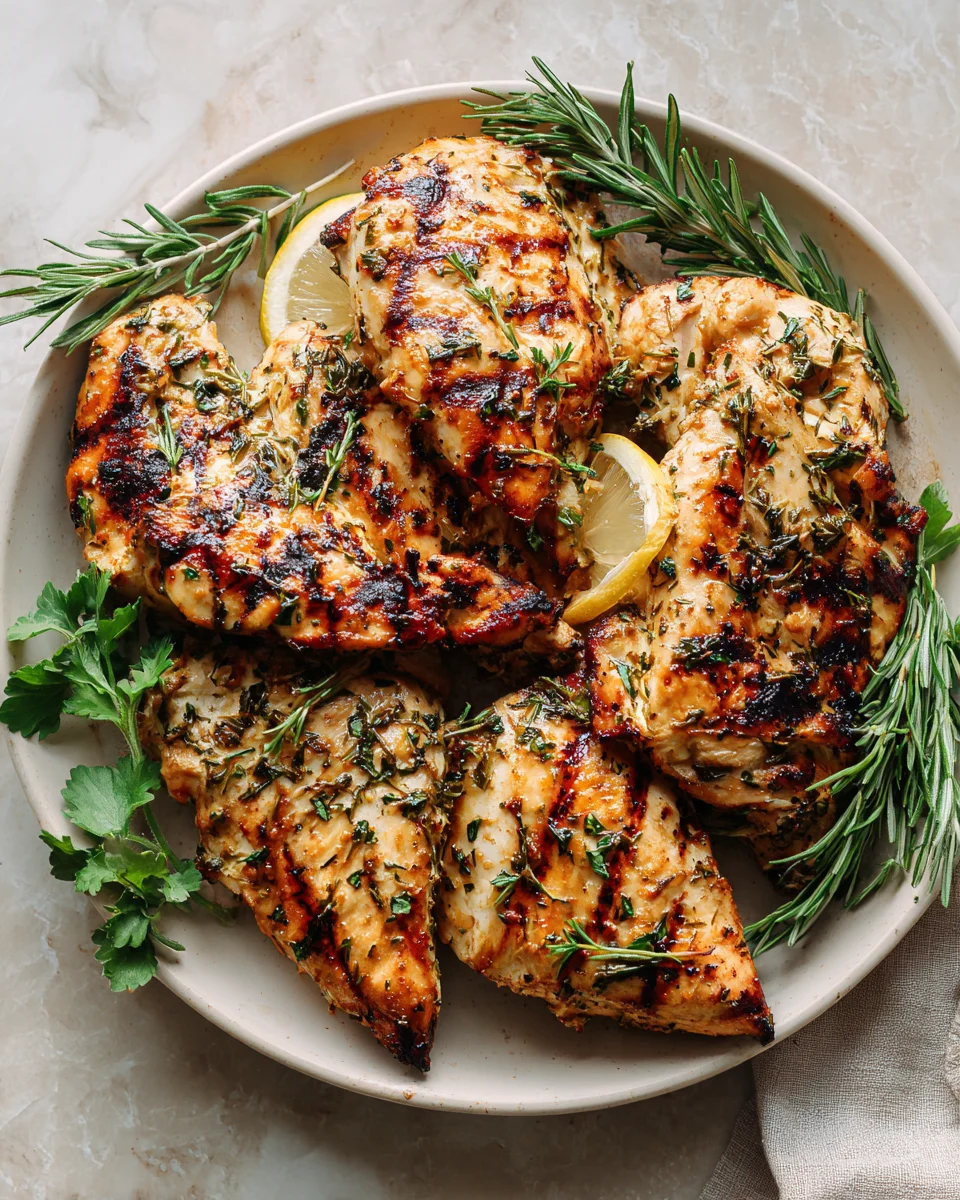 Lemon Herb Grilled Chicken