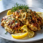 Lemon Herb Parmesan Chicken Bake