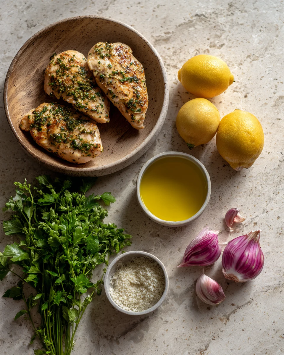 Lemon Herb Parmesan Chicken