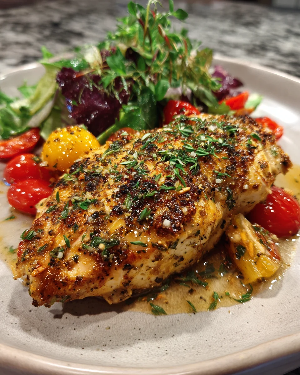 Lemon Herb Parmesan Chicken