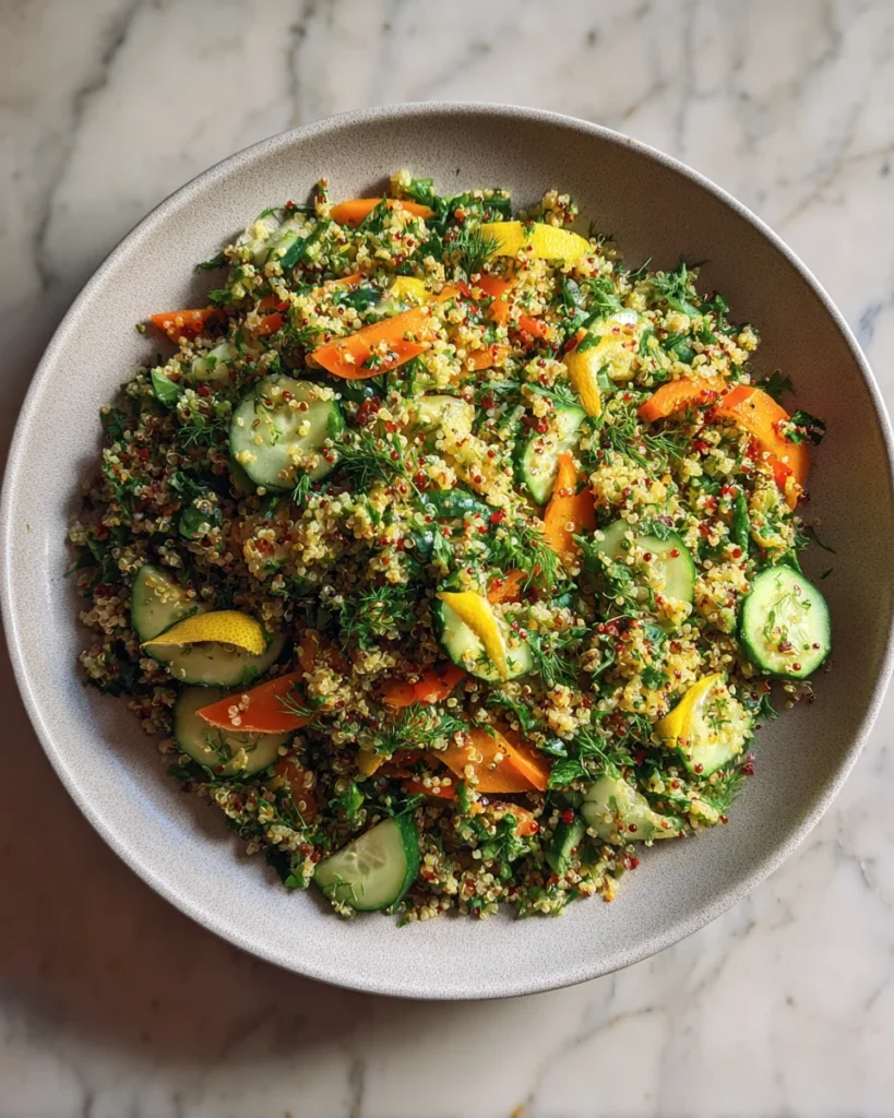 Lemon Herb Quinoa Salad