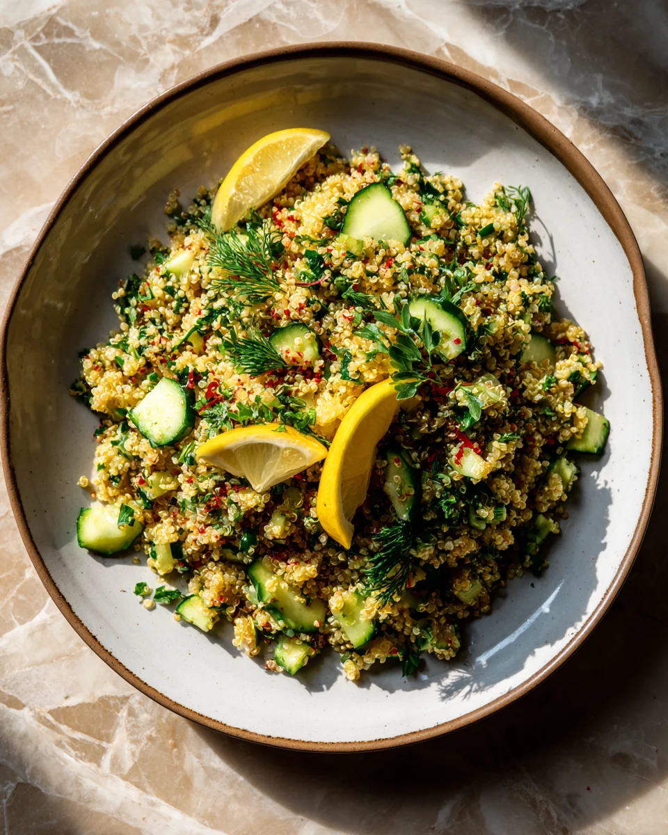 Lemon Herb Quinoa Salad