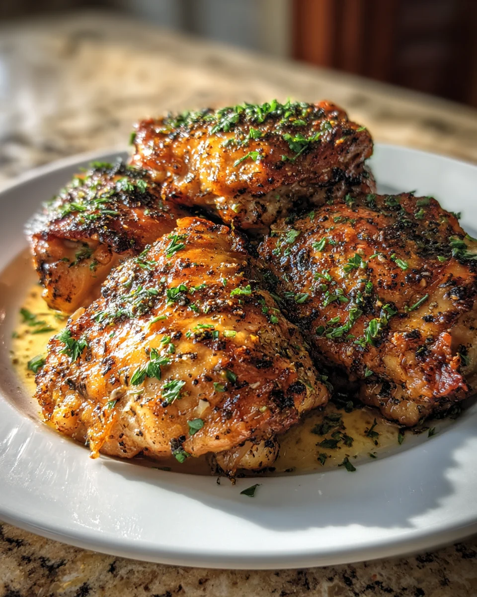 Lemon Pepper Chicken Thighs