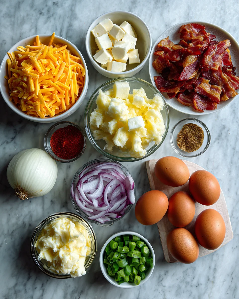 Loaded Bacon Cheddar Mashed Potato Bowls