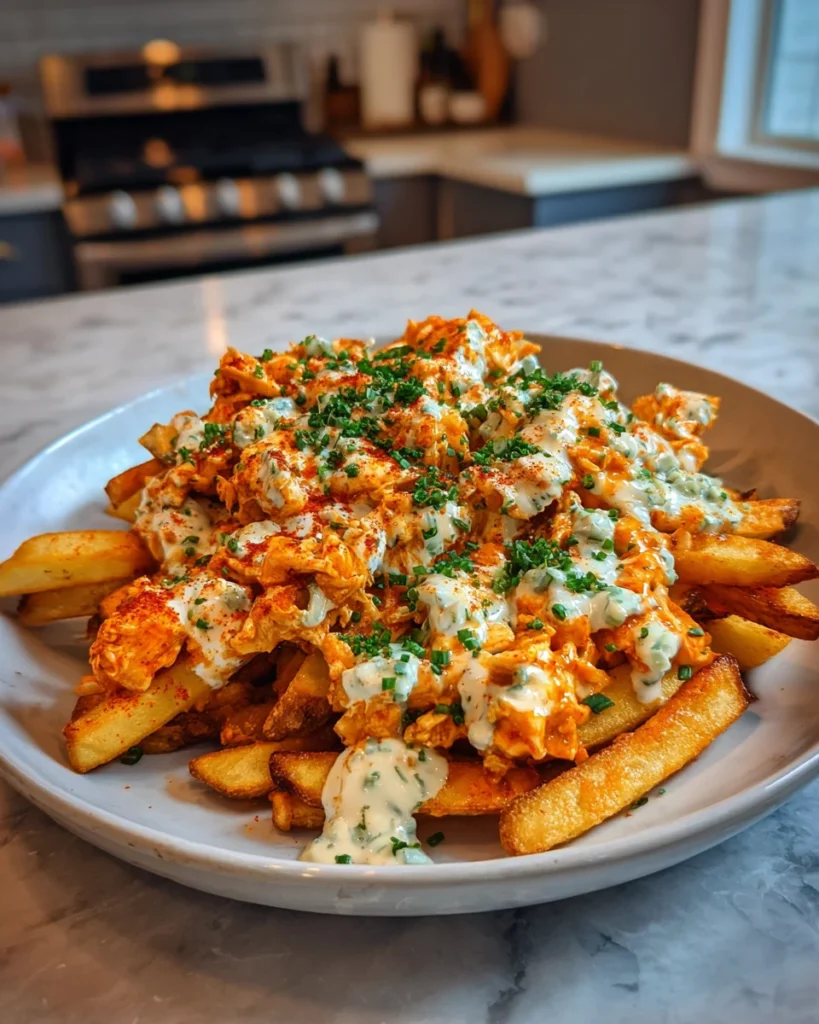 Loaded Buffalo Chicken Fries