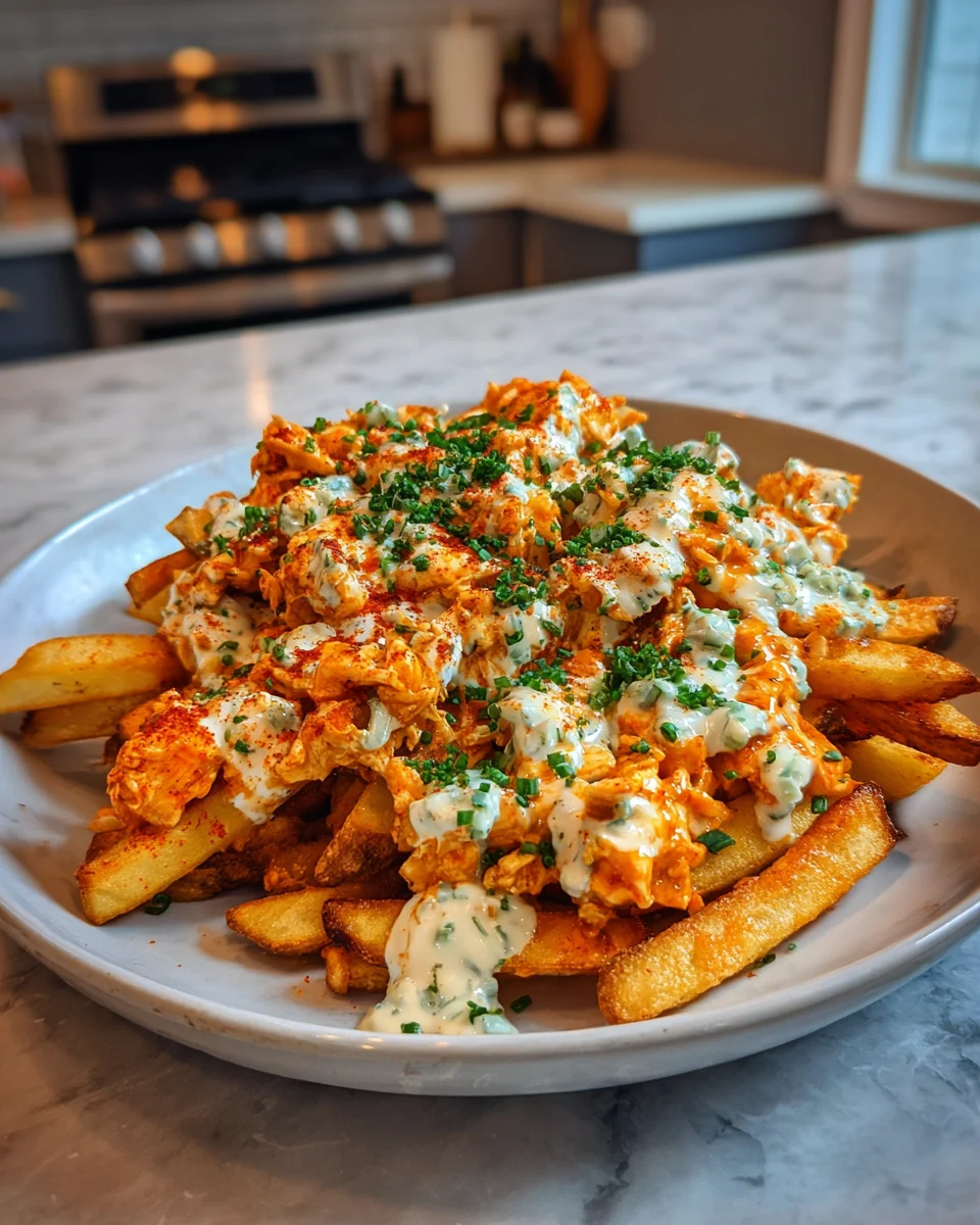 Loaded Buffalo Chicken Fries