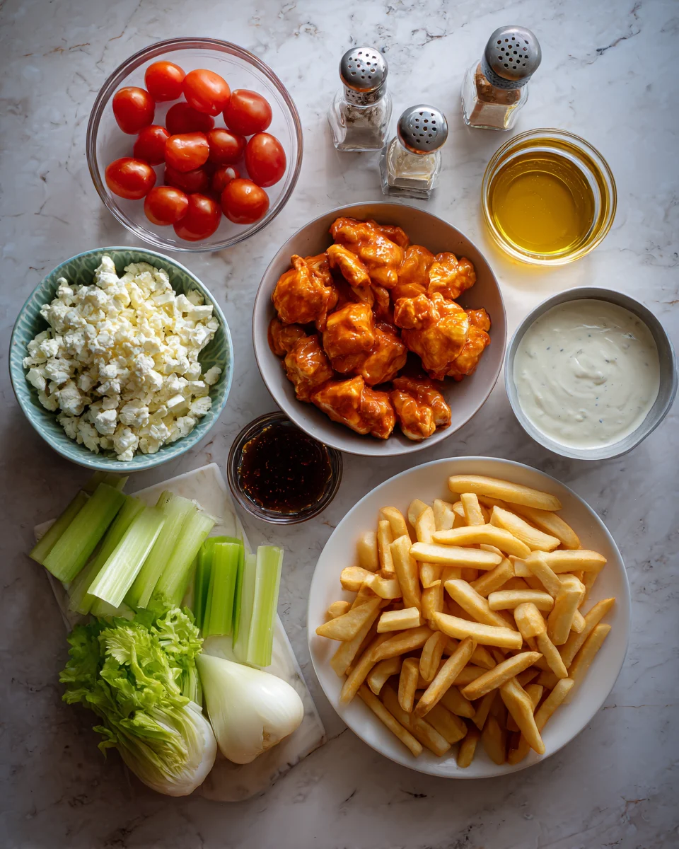 Loaded Buffalo Chicken Fries