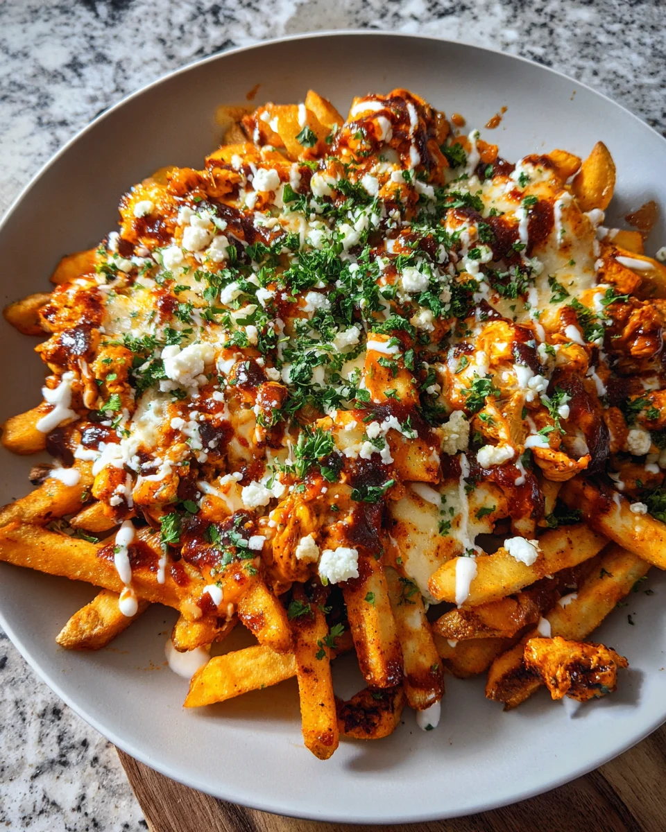 Loaded Buffalo Chicken Fries