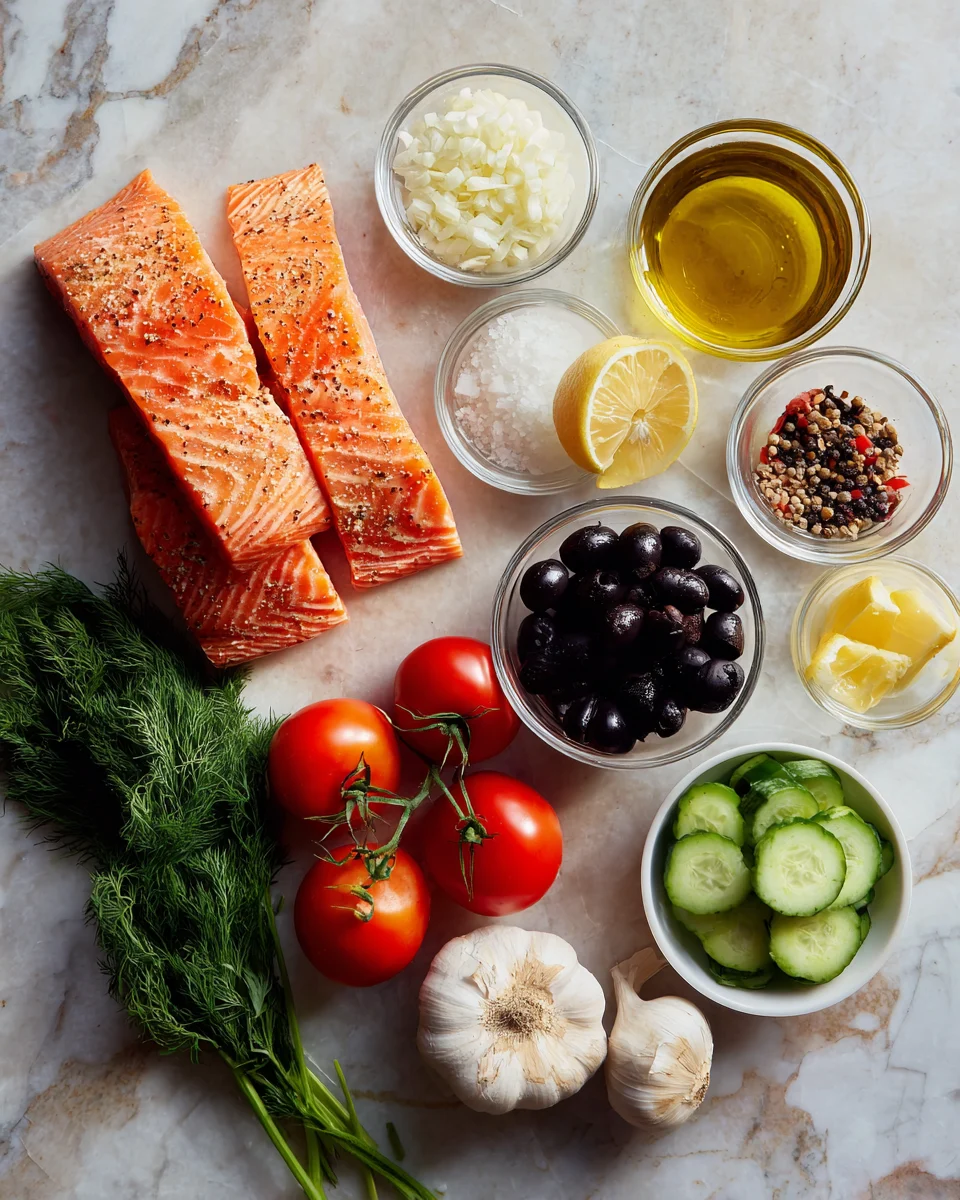 Mediterranean Baked Salmon