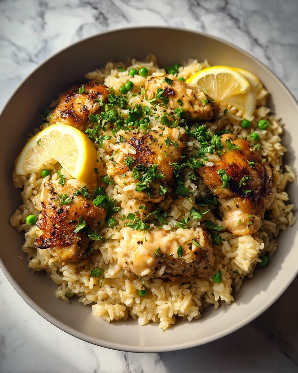 One-Pot Lemon Chicken Rice