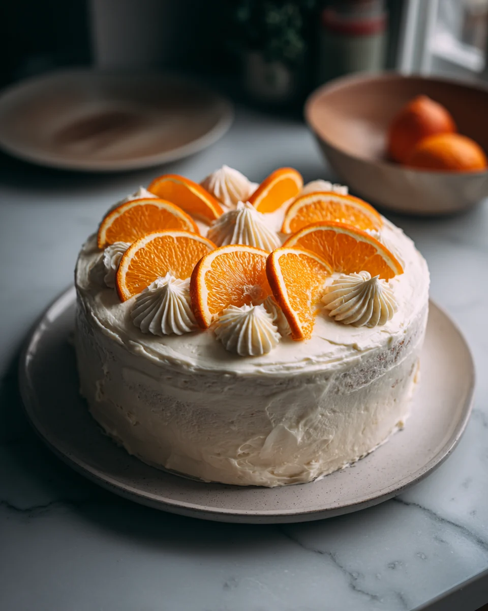Orange Creamsicle Cake