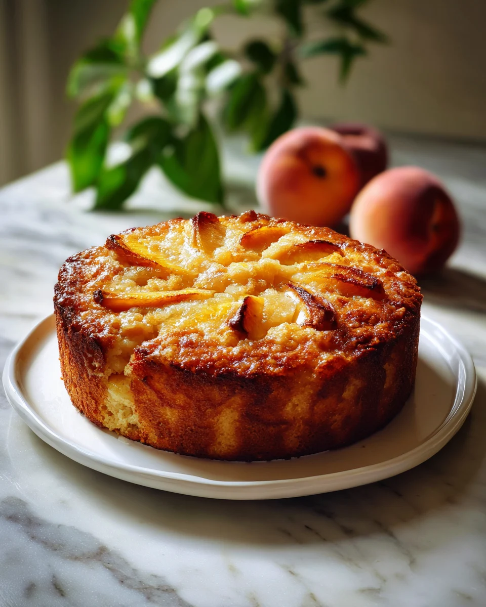 Delicious Peach Cobbler Pound Cake Recipe