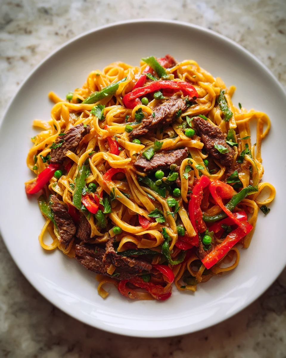Philly Cheesesteak Pasta