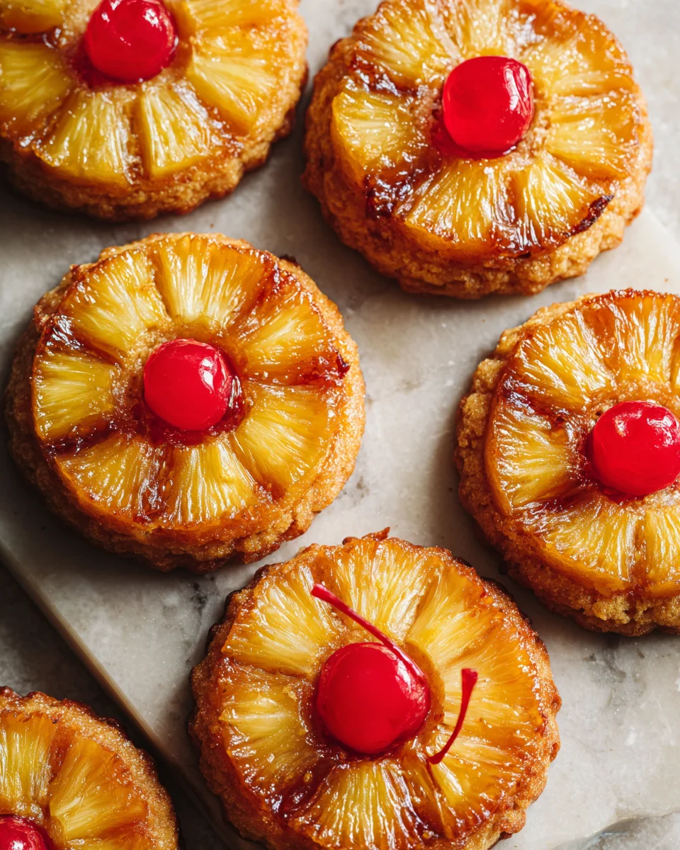 Easy Pineapple Upside Down Sugar Cookies