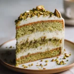 Pistachio Cream Layer Cake