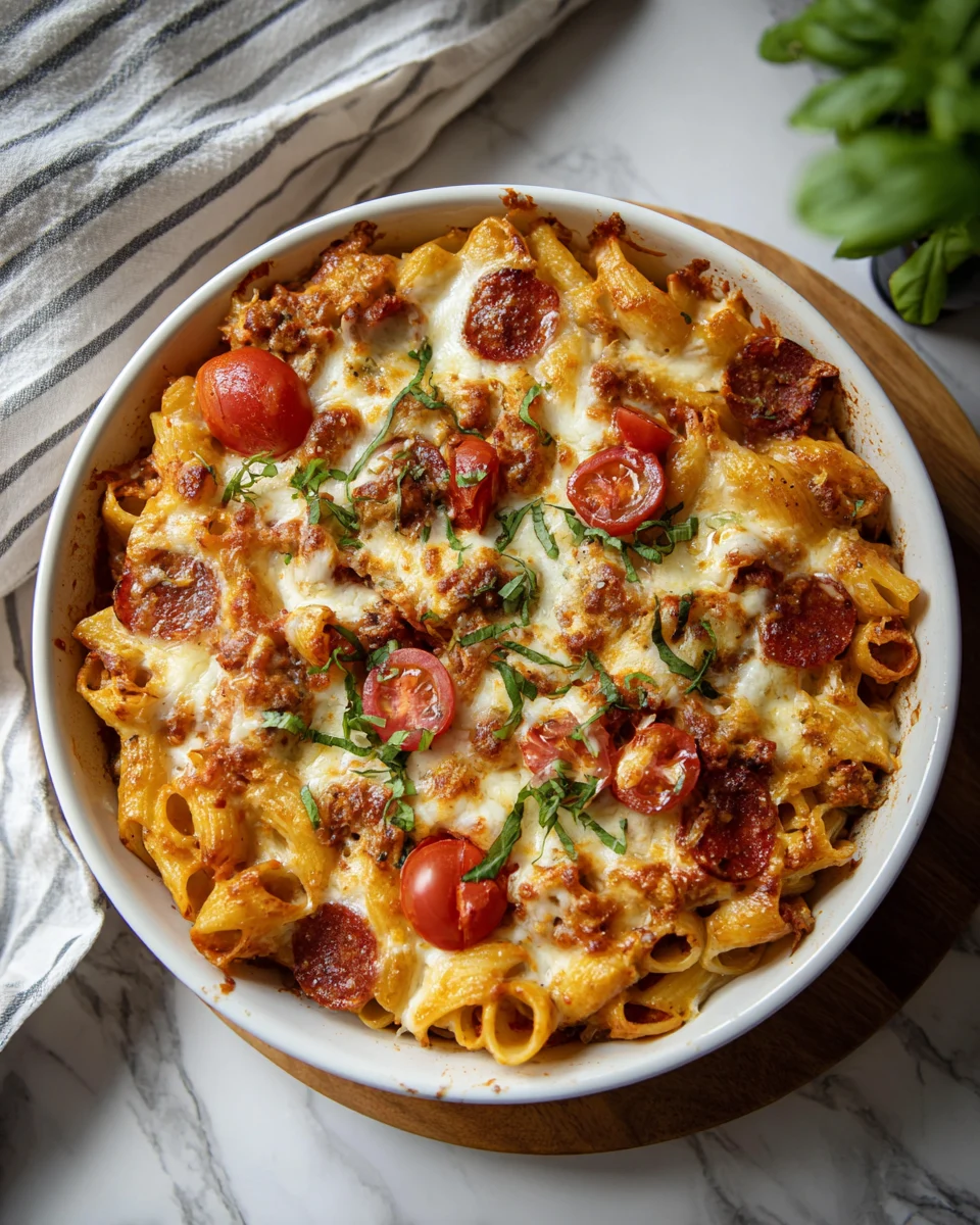 Pizza Pasta Bake