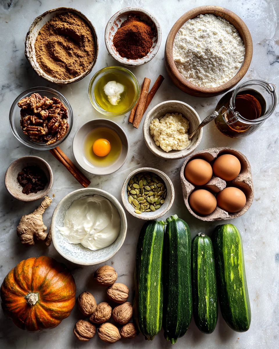 Pumpkin Zucchini Bread