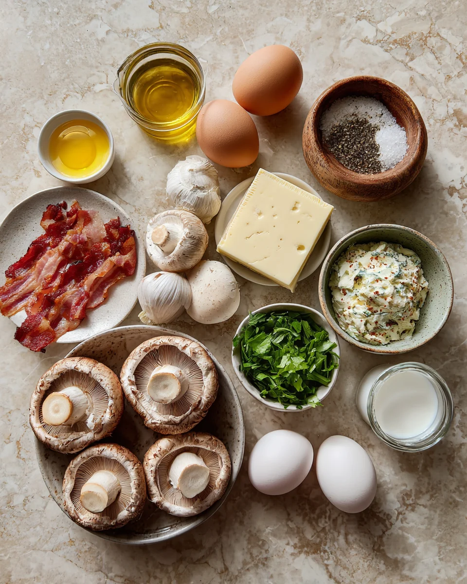 Ranch Bacon Stuffed Mushrooms