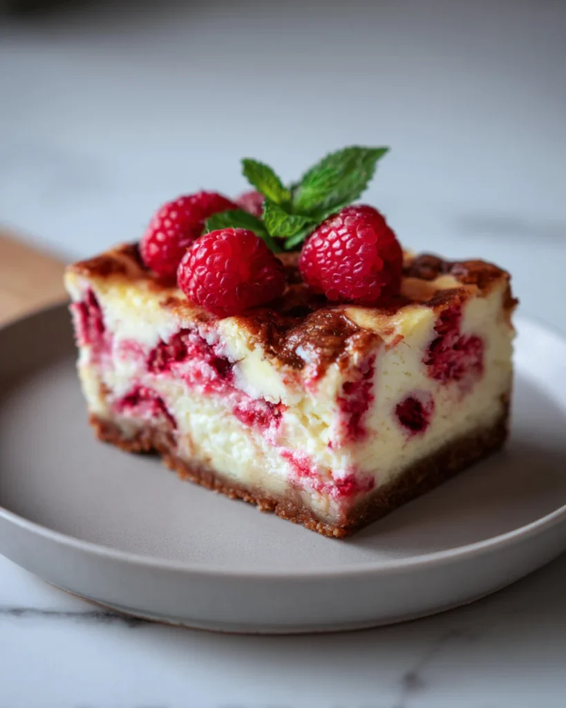 Raspberry Cheesecake Snack Cake