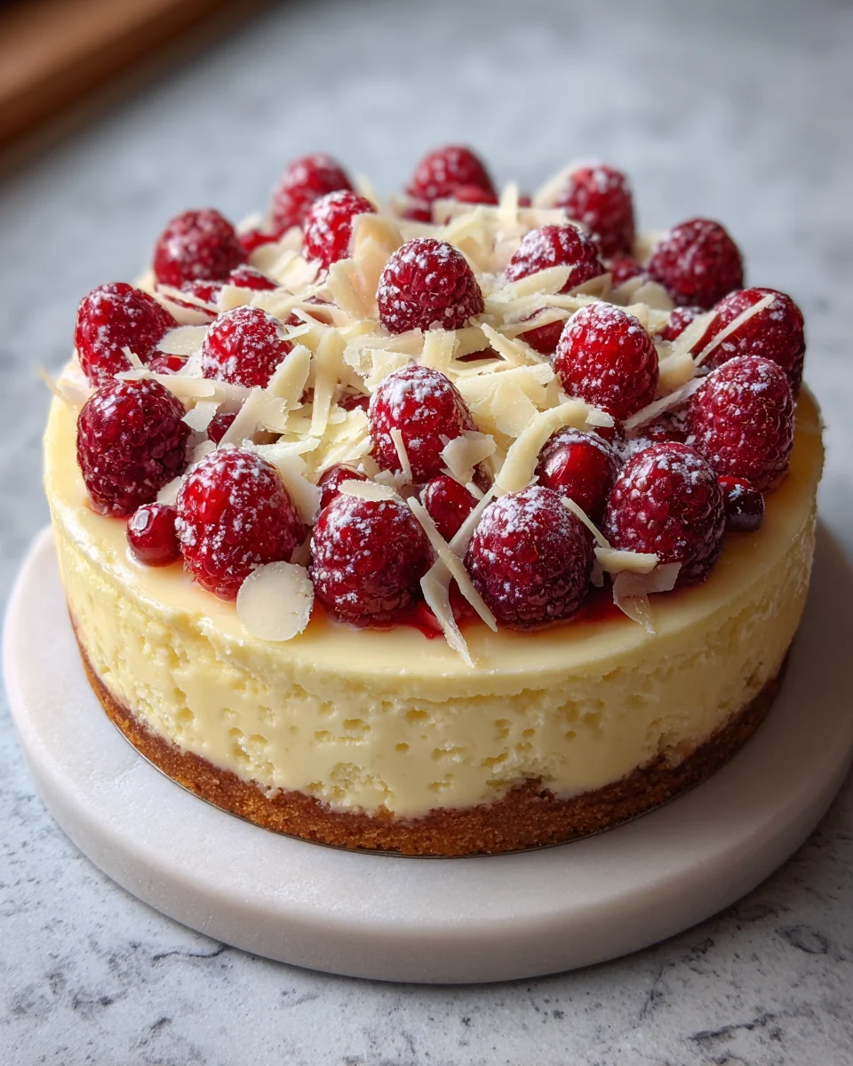 Raspberry White Chocolate Cake