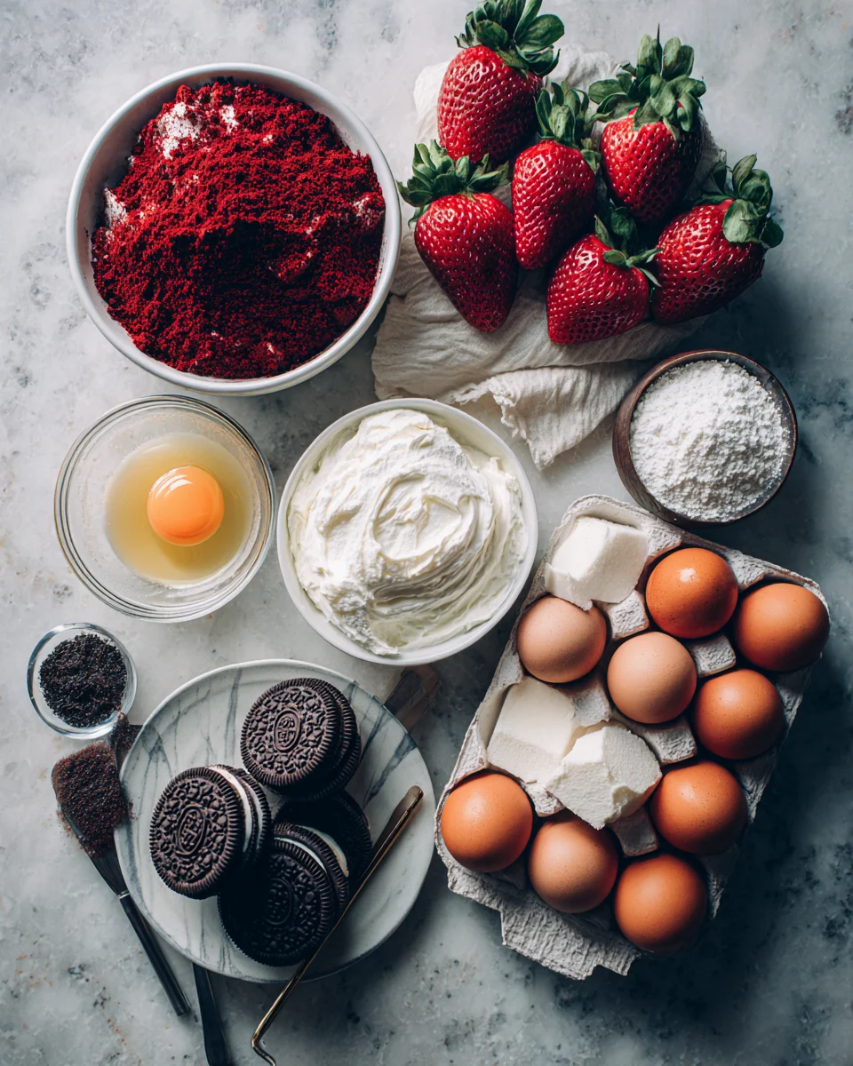 Red Velvet Oreo Cake